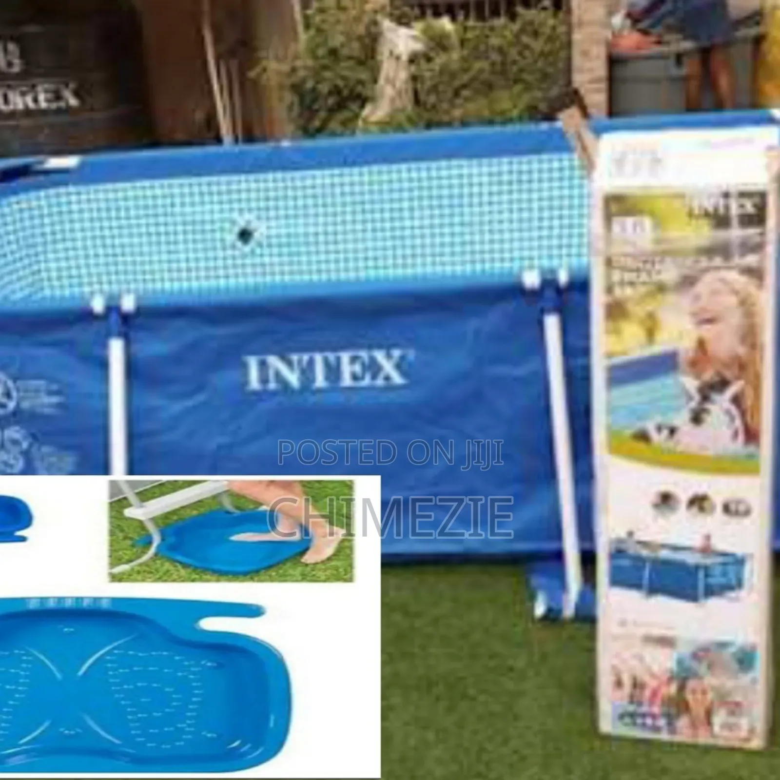 9ft by 6ft Aboveground Swimming Pool With Foot Bath Free Installation