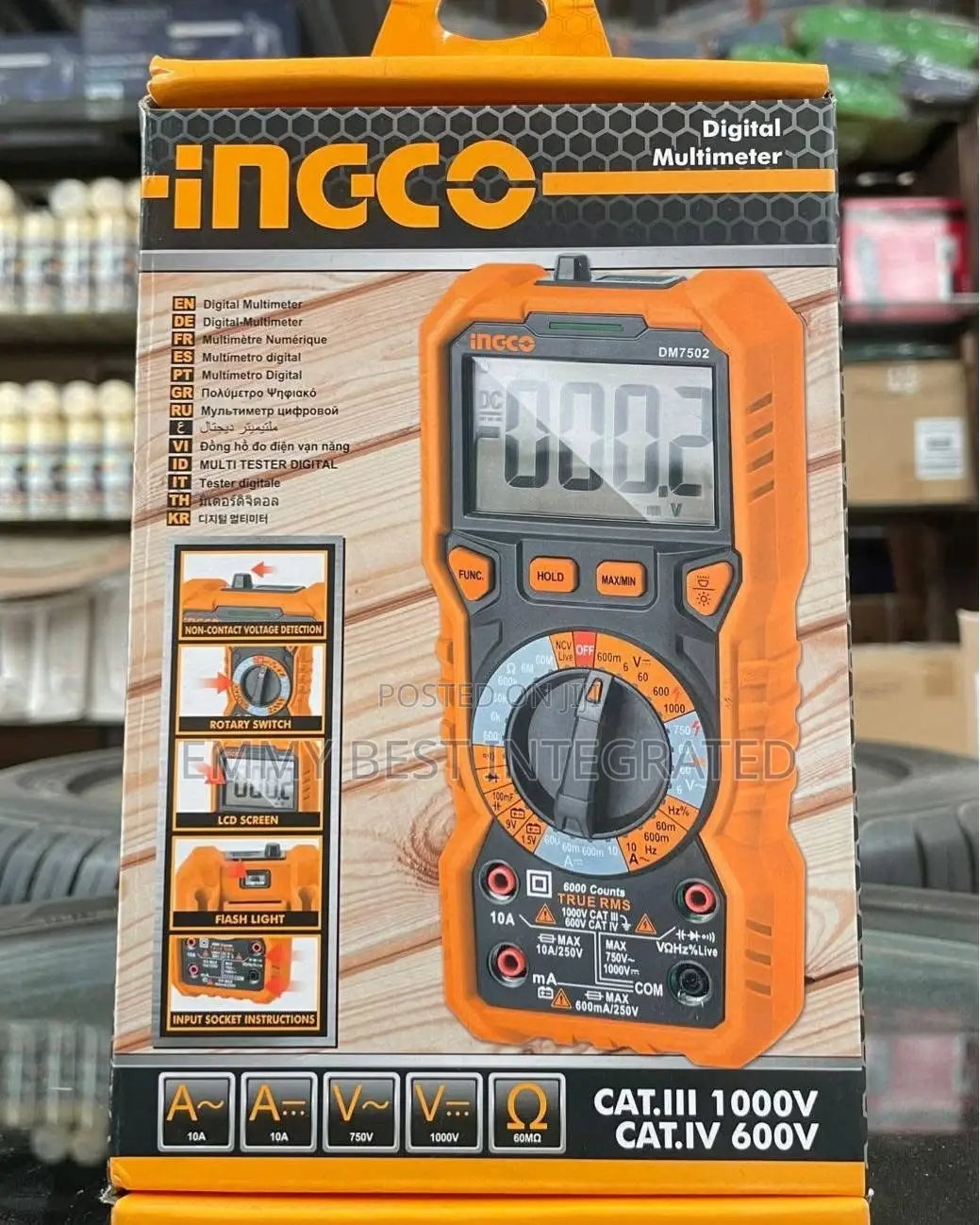 Ingco Dm7502 Digital Multimeter