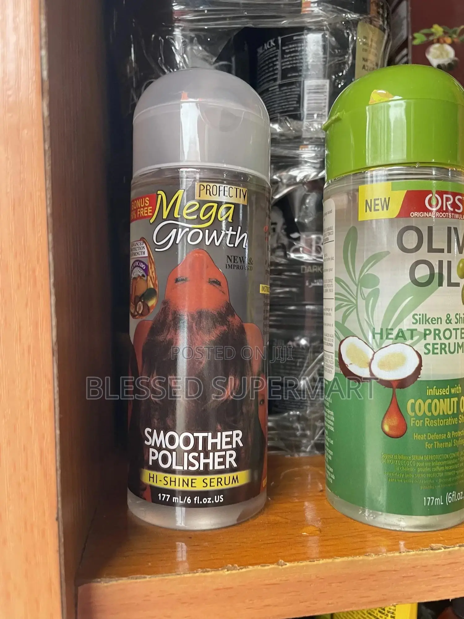 Mega Growth Smooth Polisher and Heat Protection Serum