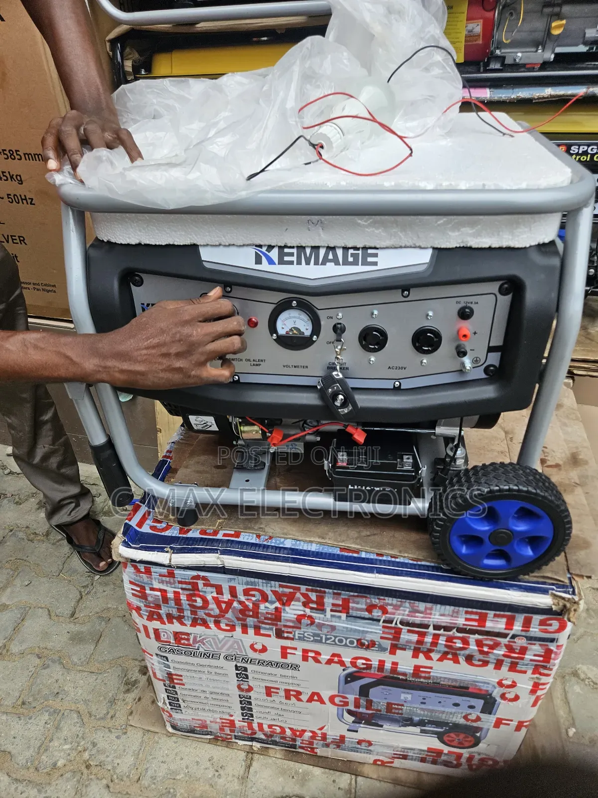 Kemage 4.5kva Petorl Generator Remote Control