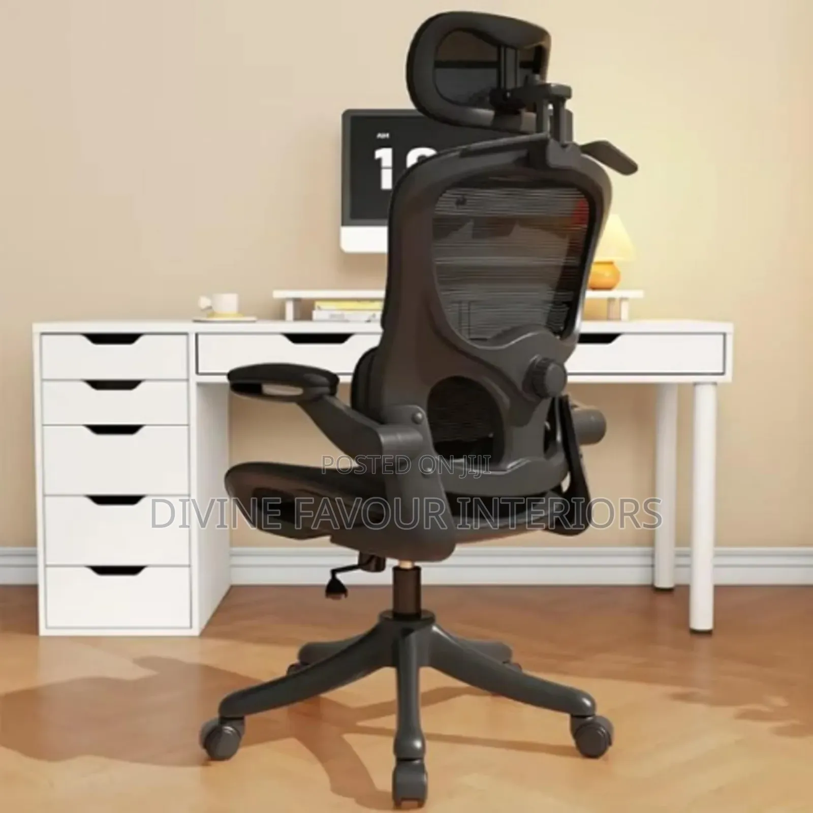 Egornomic Designed Office Chair With Lumbar Support - Black