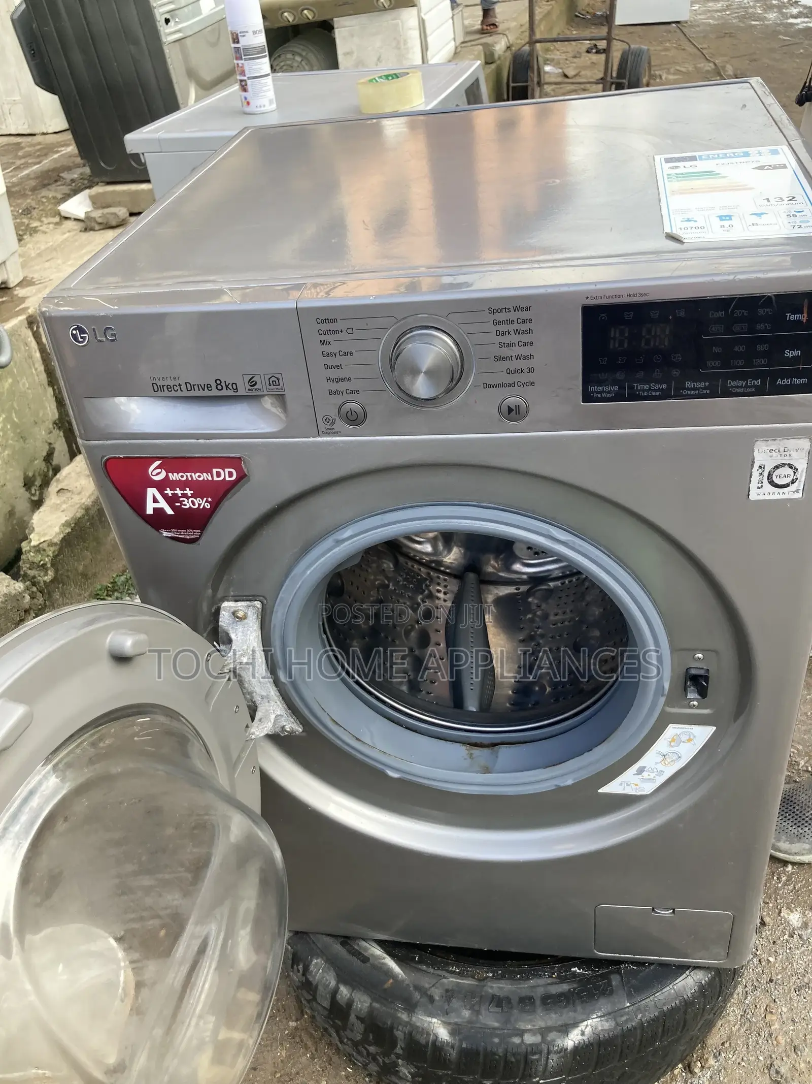 Direct Drive Inverter 8kg Washing Machine