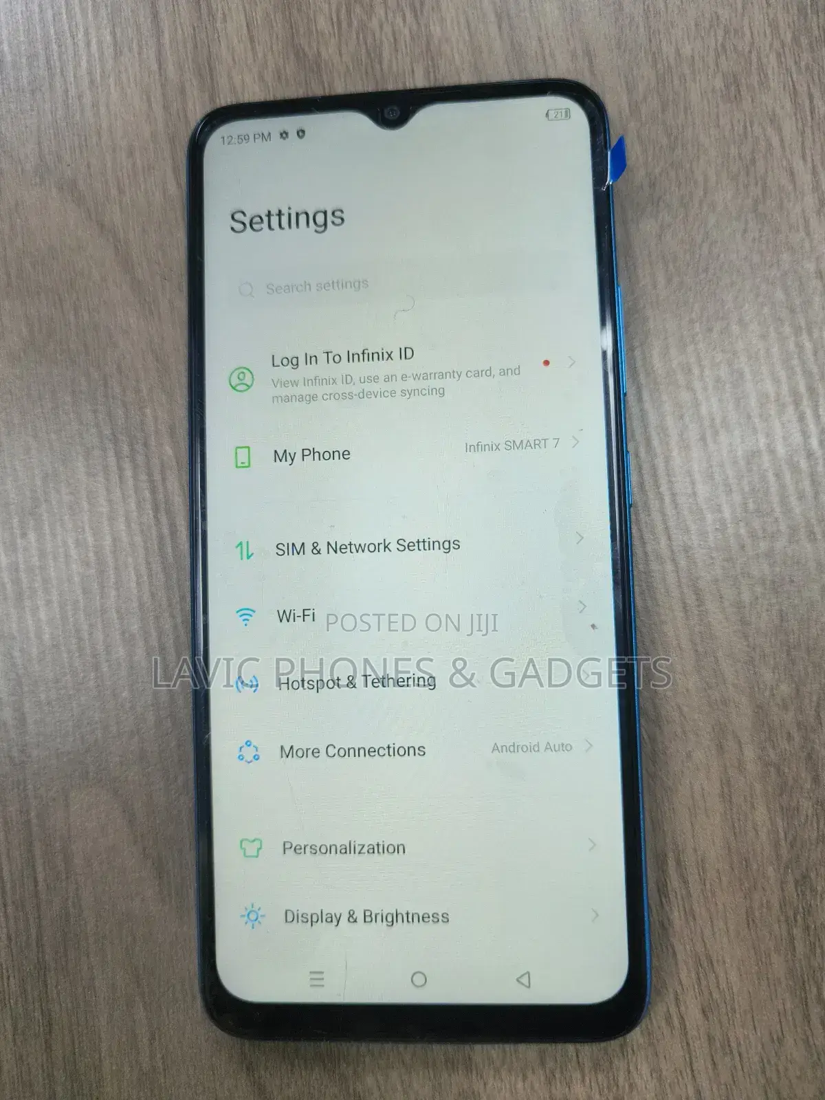 New Infinix Smart 7 64 GB Blue