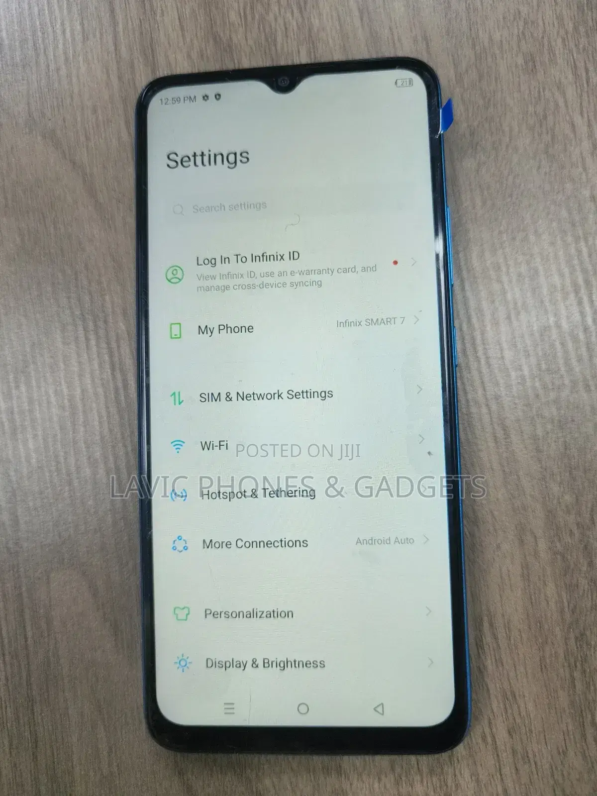 New Infinix Smart 7 64 GB Blue