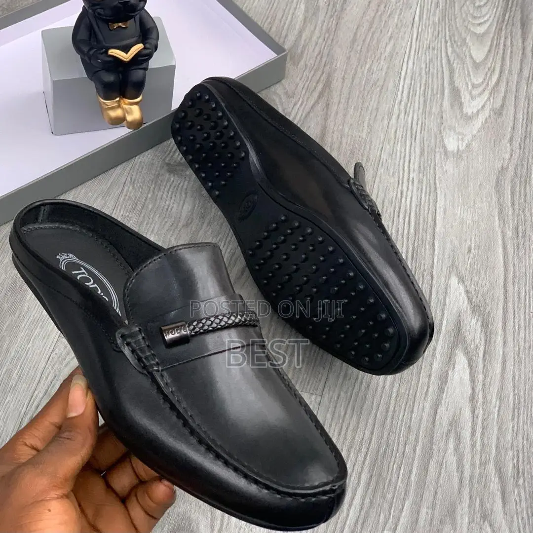 Men's High Quality Italian Leather Half Shoes