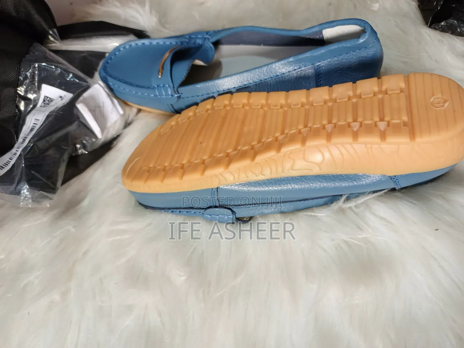Men's Blue Loafers Shoe - Size 43