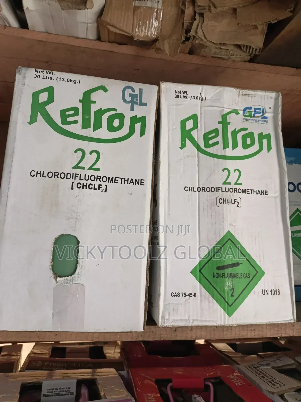 Refron R22 Refrigerant Cylinder Gas Chlorodifluoromethane (13.6kg)