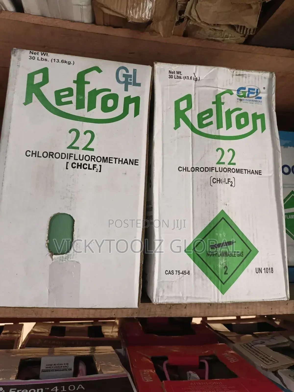 Refron R22 Refrigerant Cylinder Gas Chlorodifluoromethane (13.6kg)