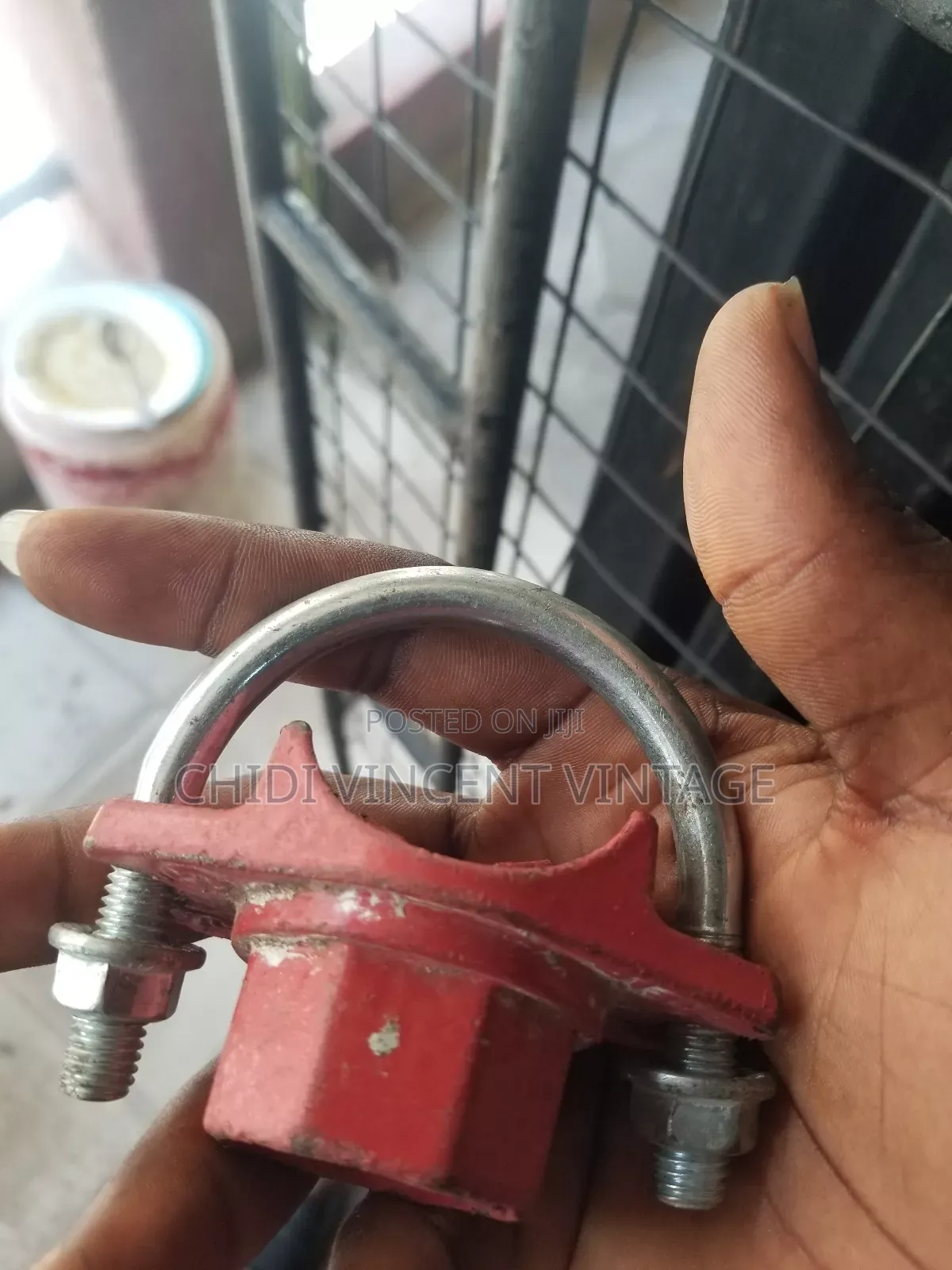 Iron Saddle Clamp