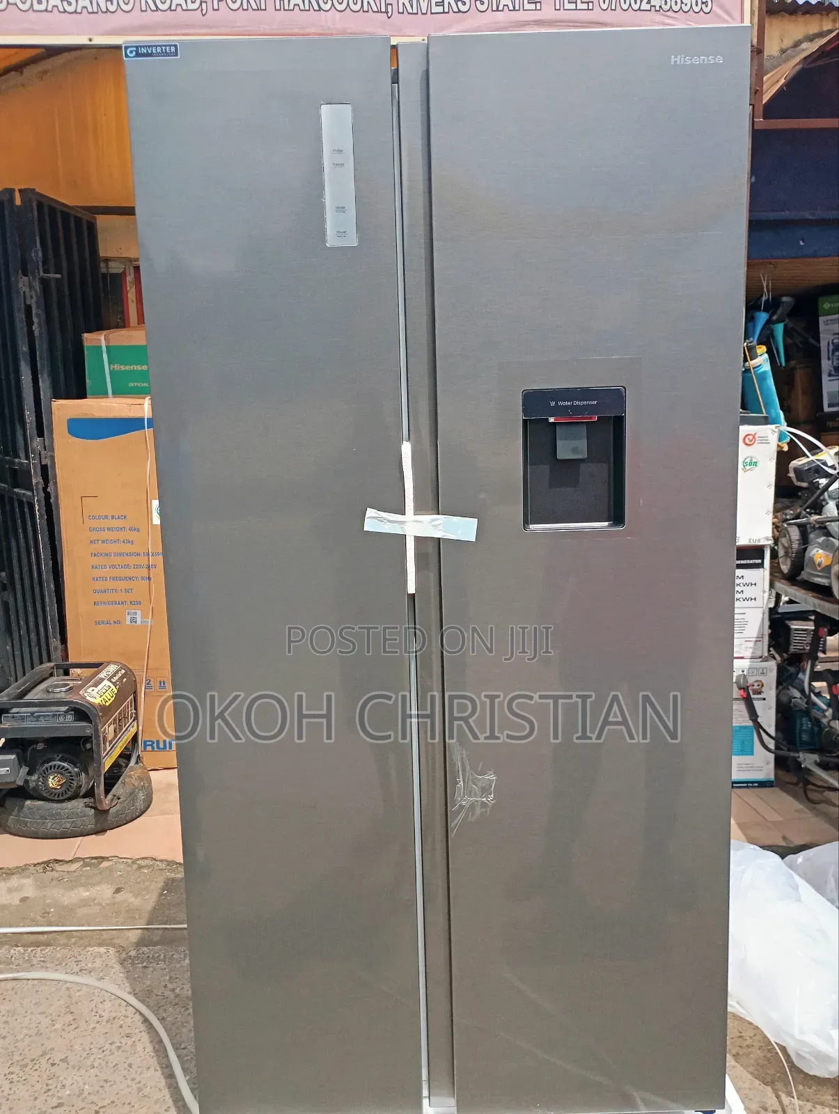 Hisense Side by Side Inverter Refrigerator