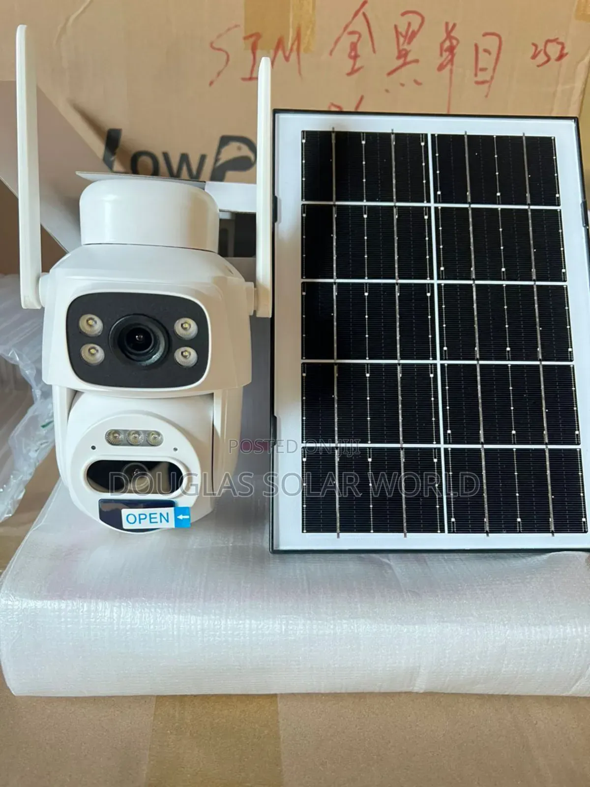 Solar Wifi Double Lens Cameras