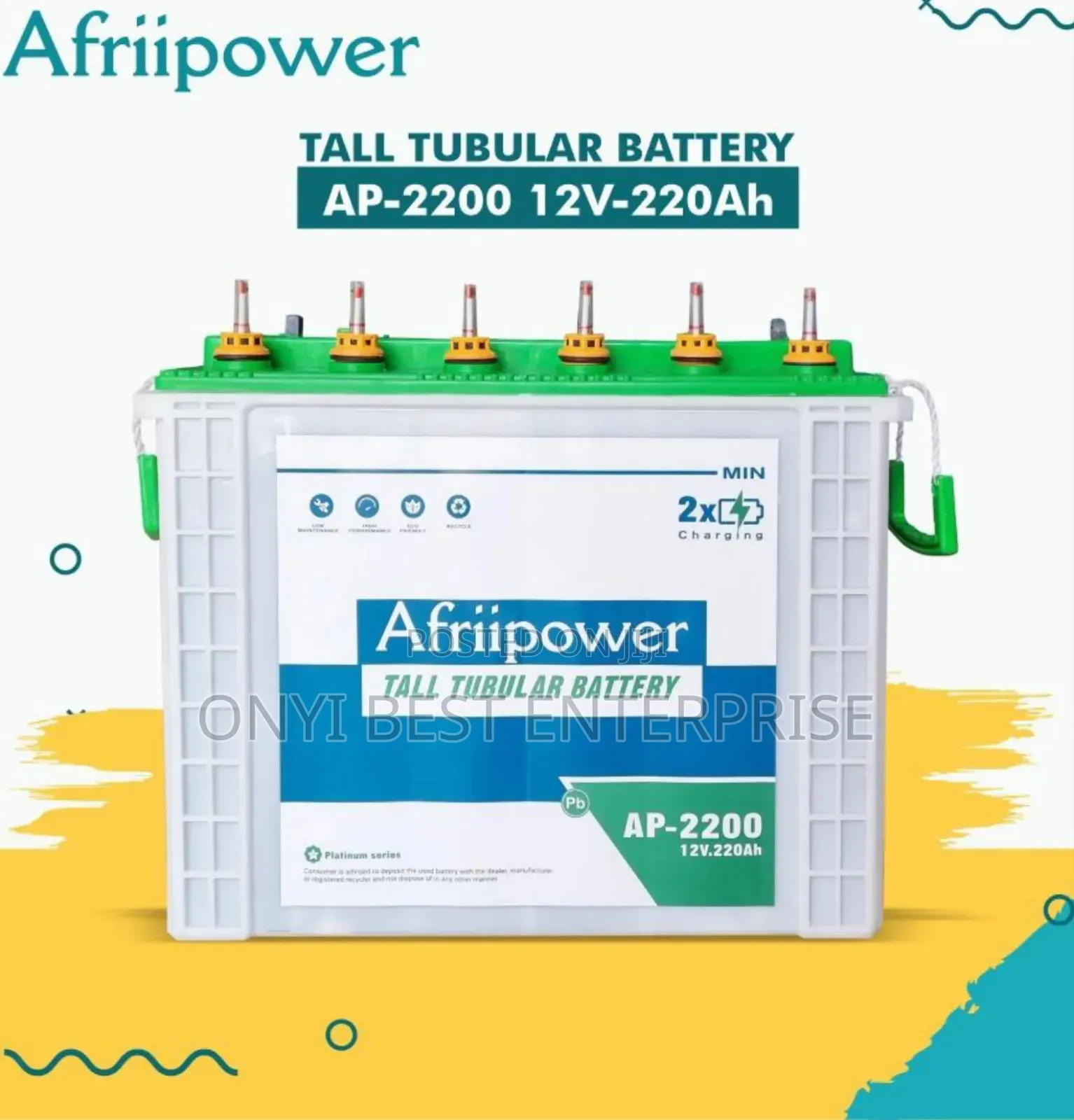 Afripower Tubular Battery 220ah