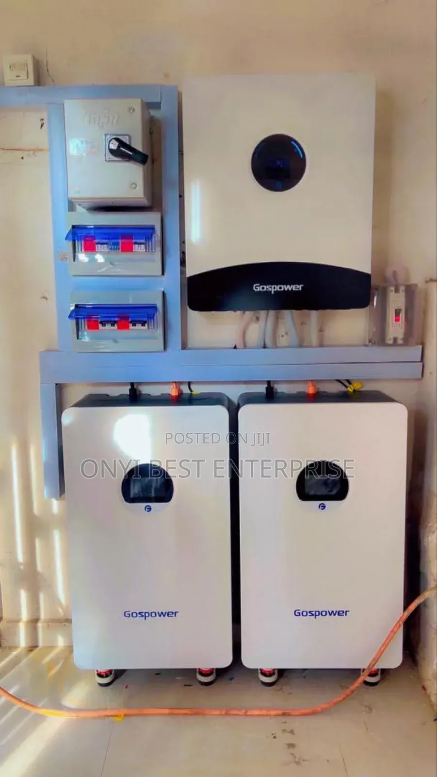 Complete Installation God's Power Products 15kwh and 12kva Inverter