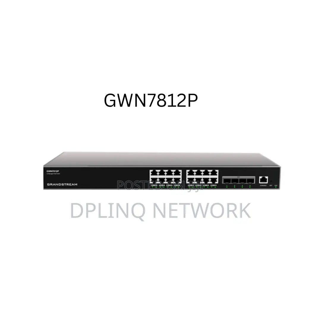 Grandstream Gwn7812p 16-Port Enterprise Layer 3 Managed Poe Switch