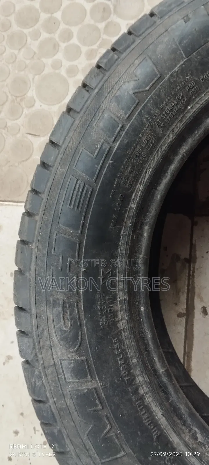 215/65r16c Michelin Commercial