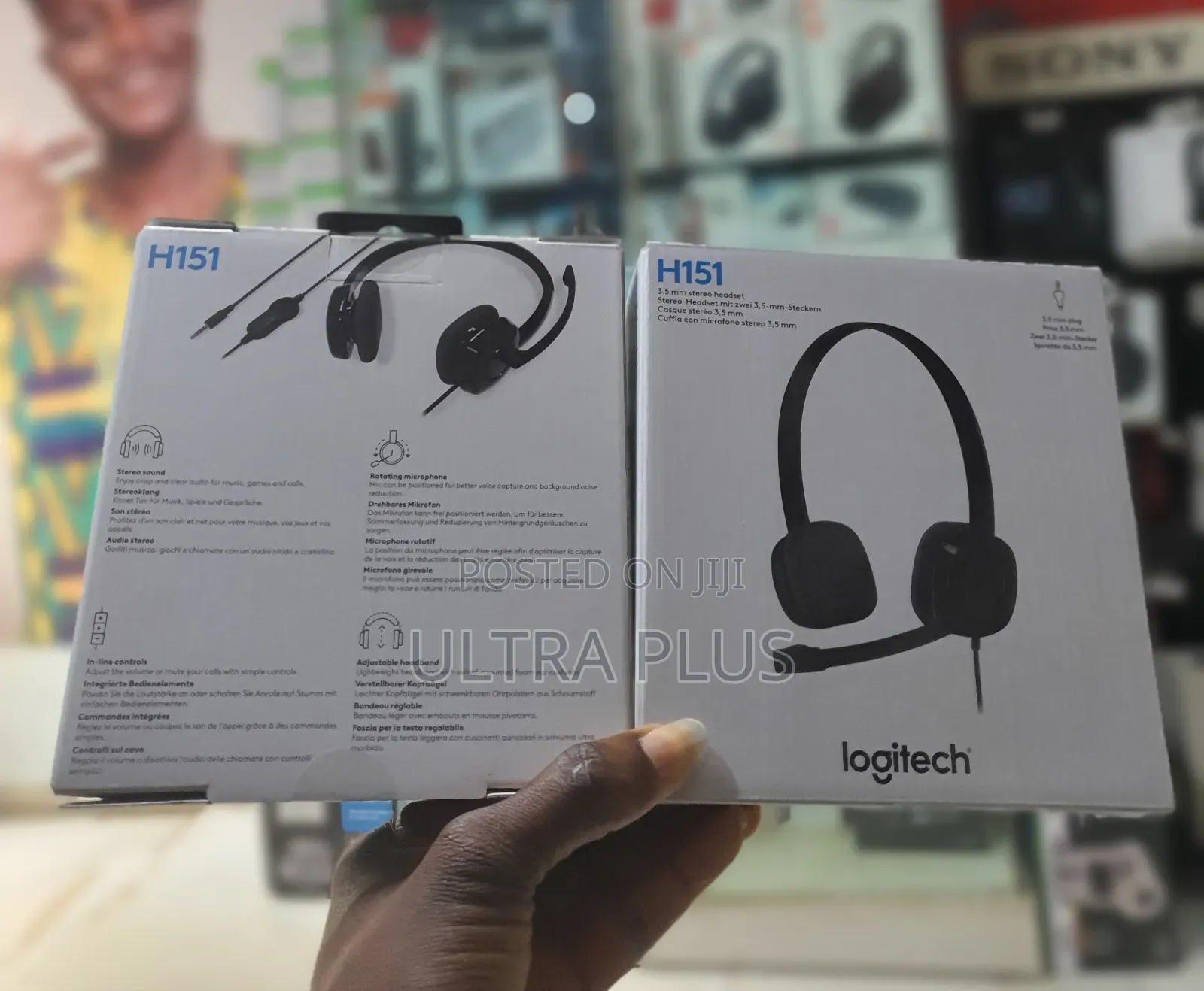Logitech H151 Stereo Noise Cancel Headset With Mic