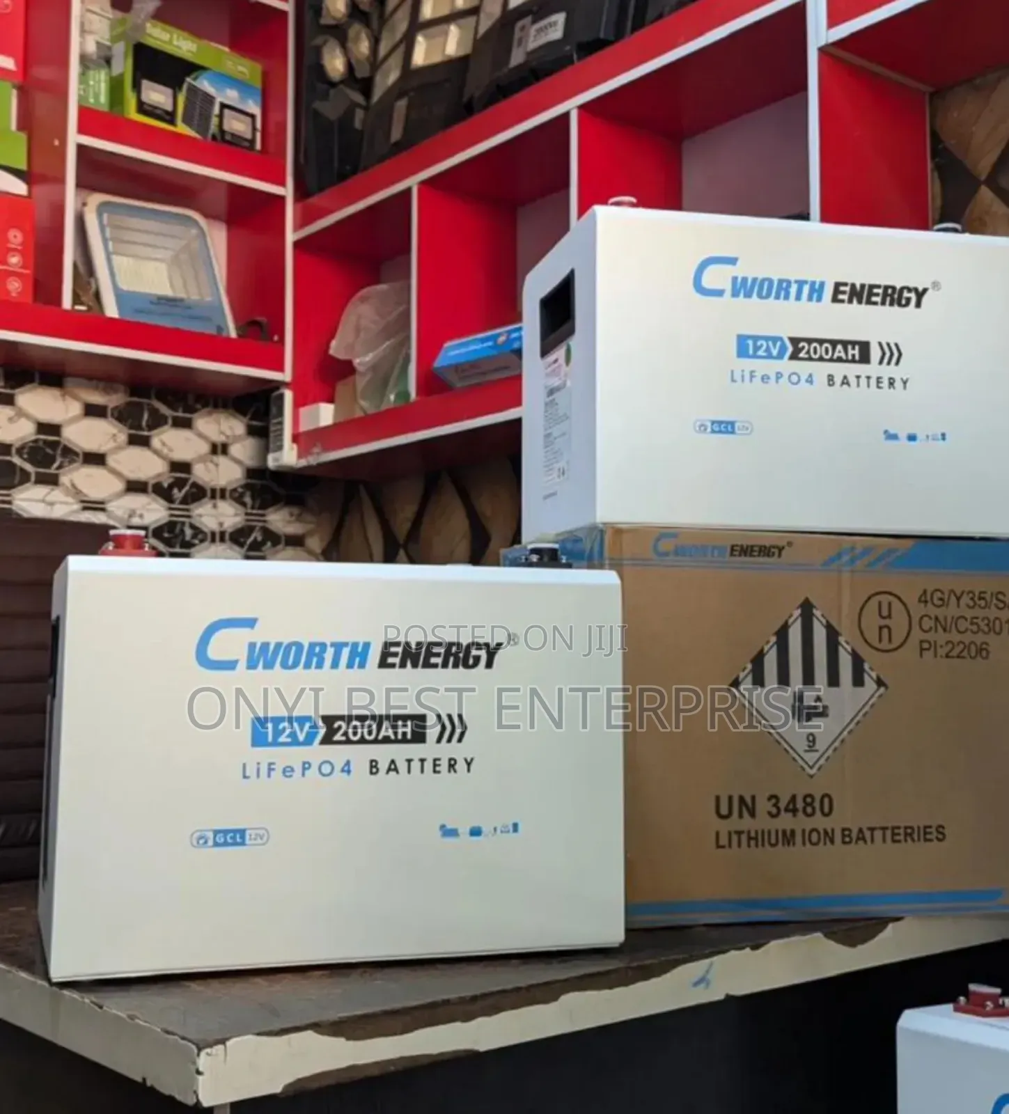 C-Worth Lithium Ion Battery Life Po4 12v+ 200ah