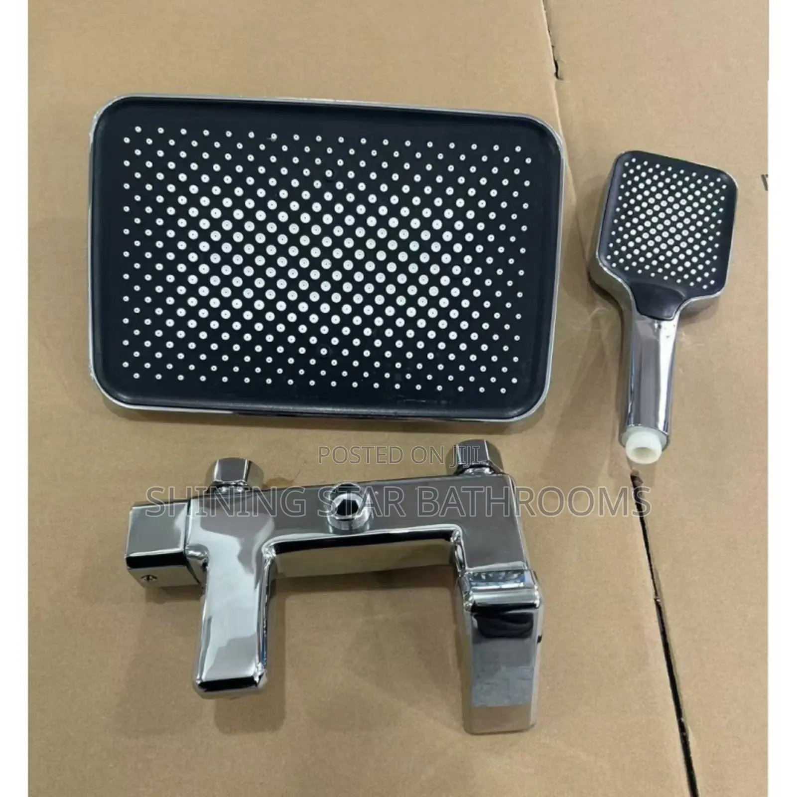 Executive Chrome Standing Shower