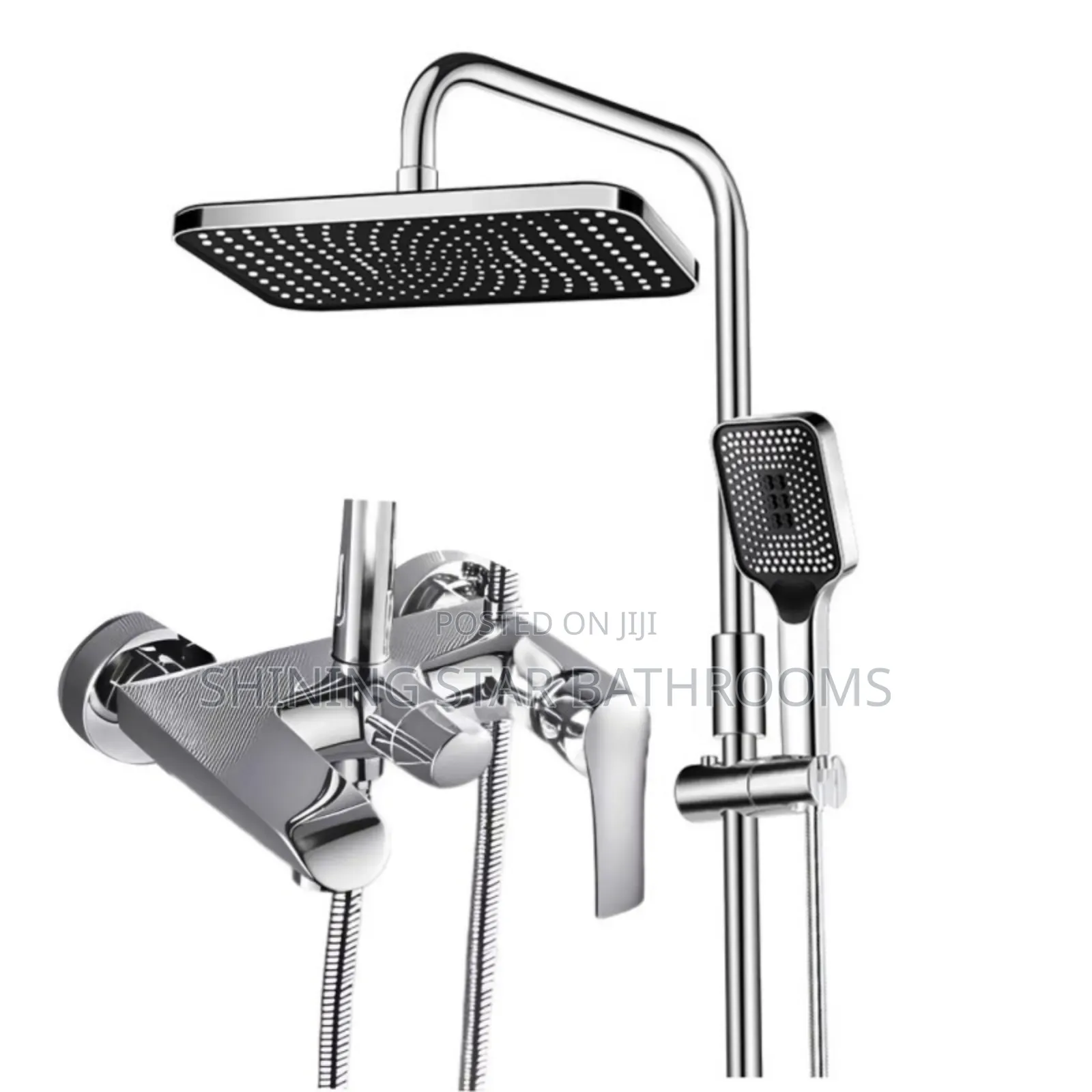 Executive Chrome Standing Shower