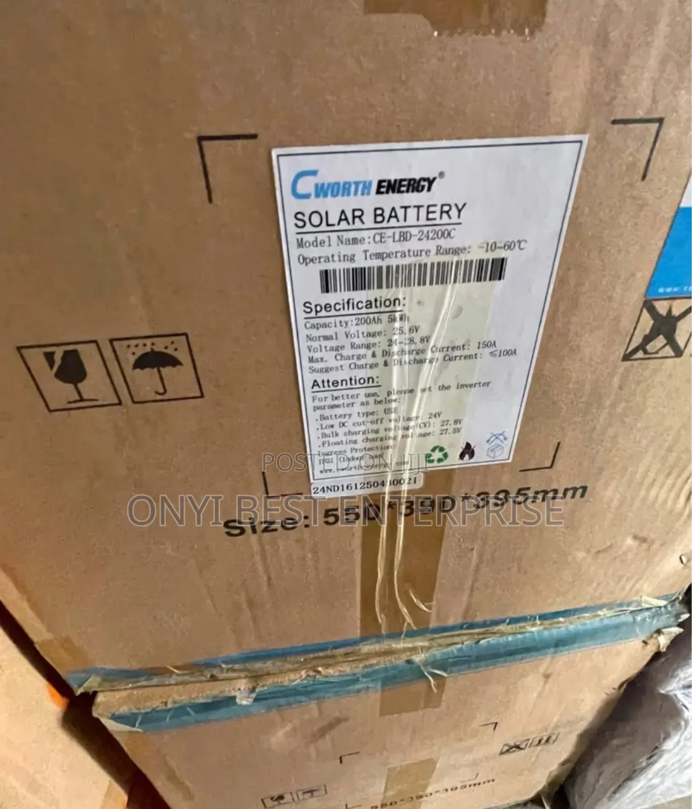 C-Worth Energy Lithium Ion Phosphate Battery 5kwh48v