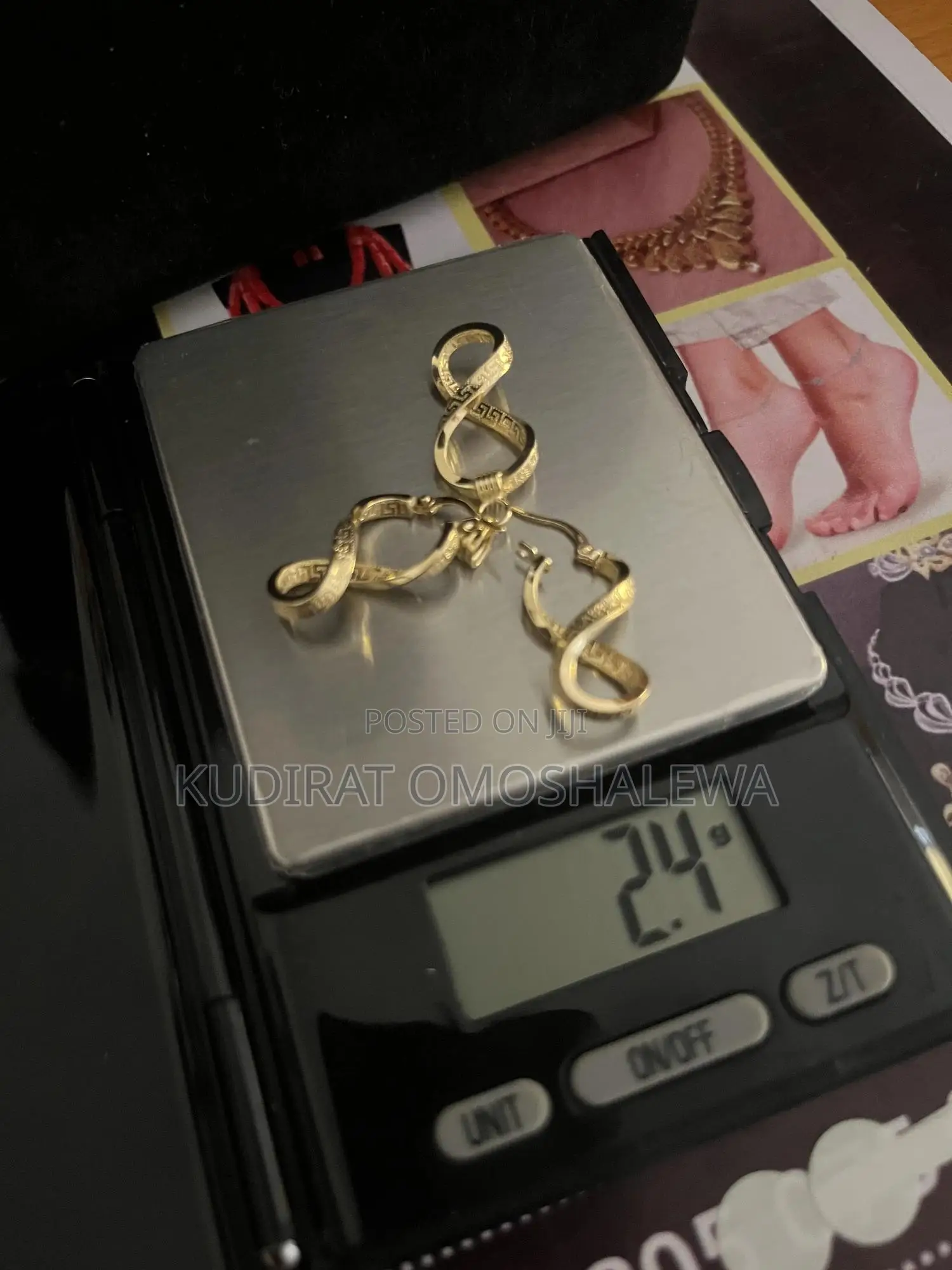 18karat Earrings and Pendants