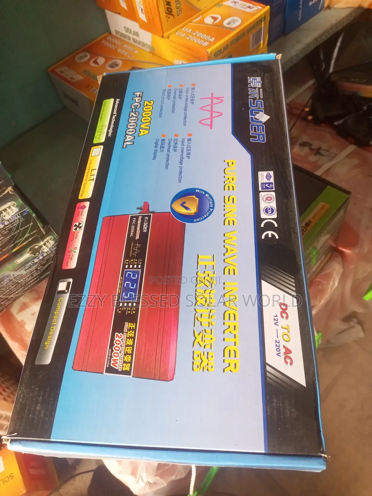 Pure Sine Wave Inverter 2000w 12v