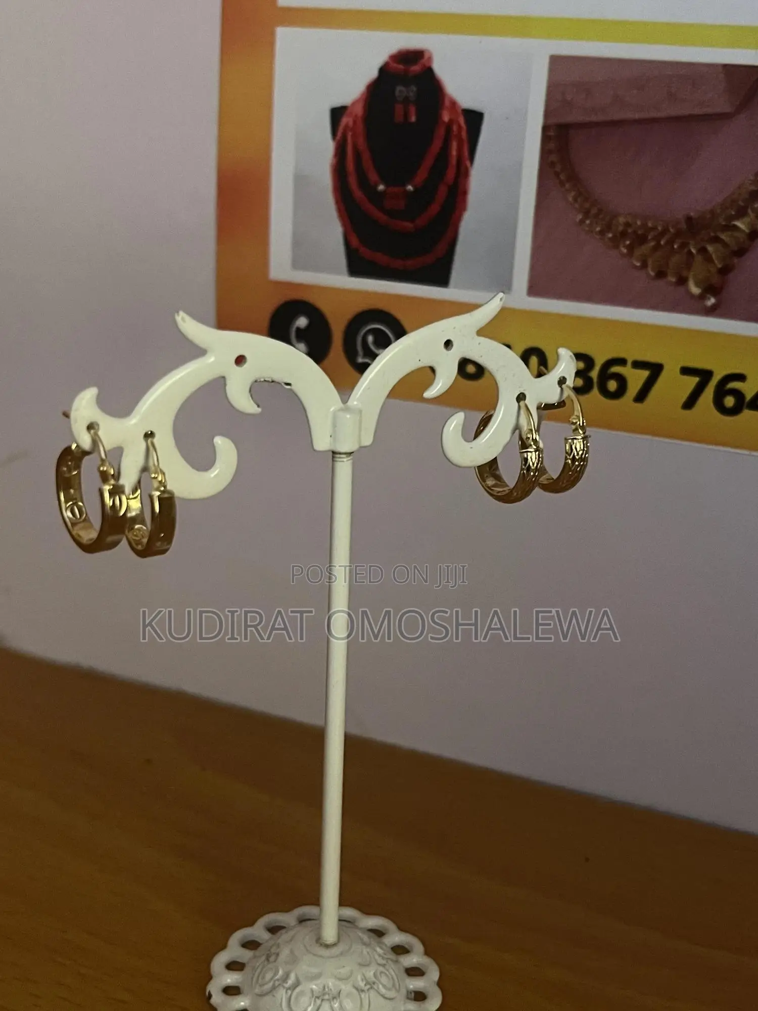 18karat Pure Gold Earrings