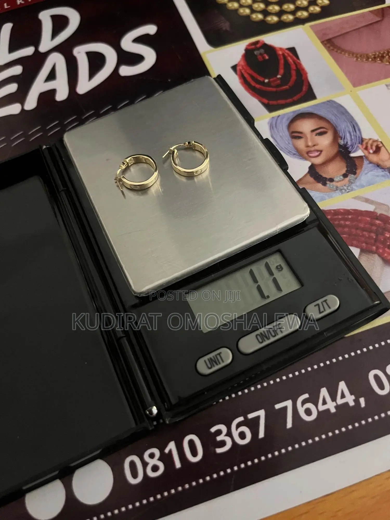 18karat Pure Gold Earrings