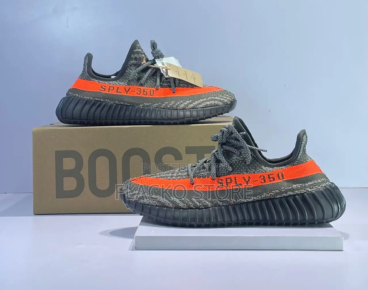 Original Yeezy 350 V2 Carbon Beluga Sneakers