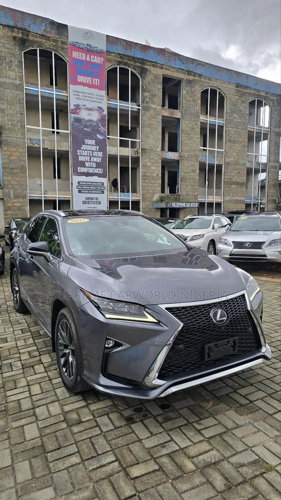 Lexus RX 350 F Sport AWD 2017 Gray