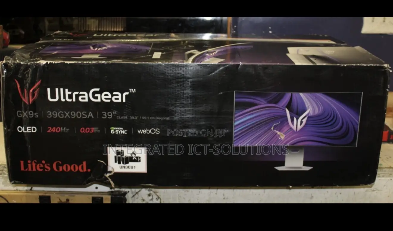 Lg Ultragear 39gx90sa-W 39" 21:9 Ultrawide QHD 240hz Curved Oled HDD