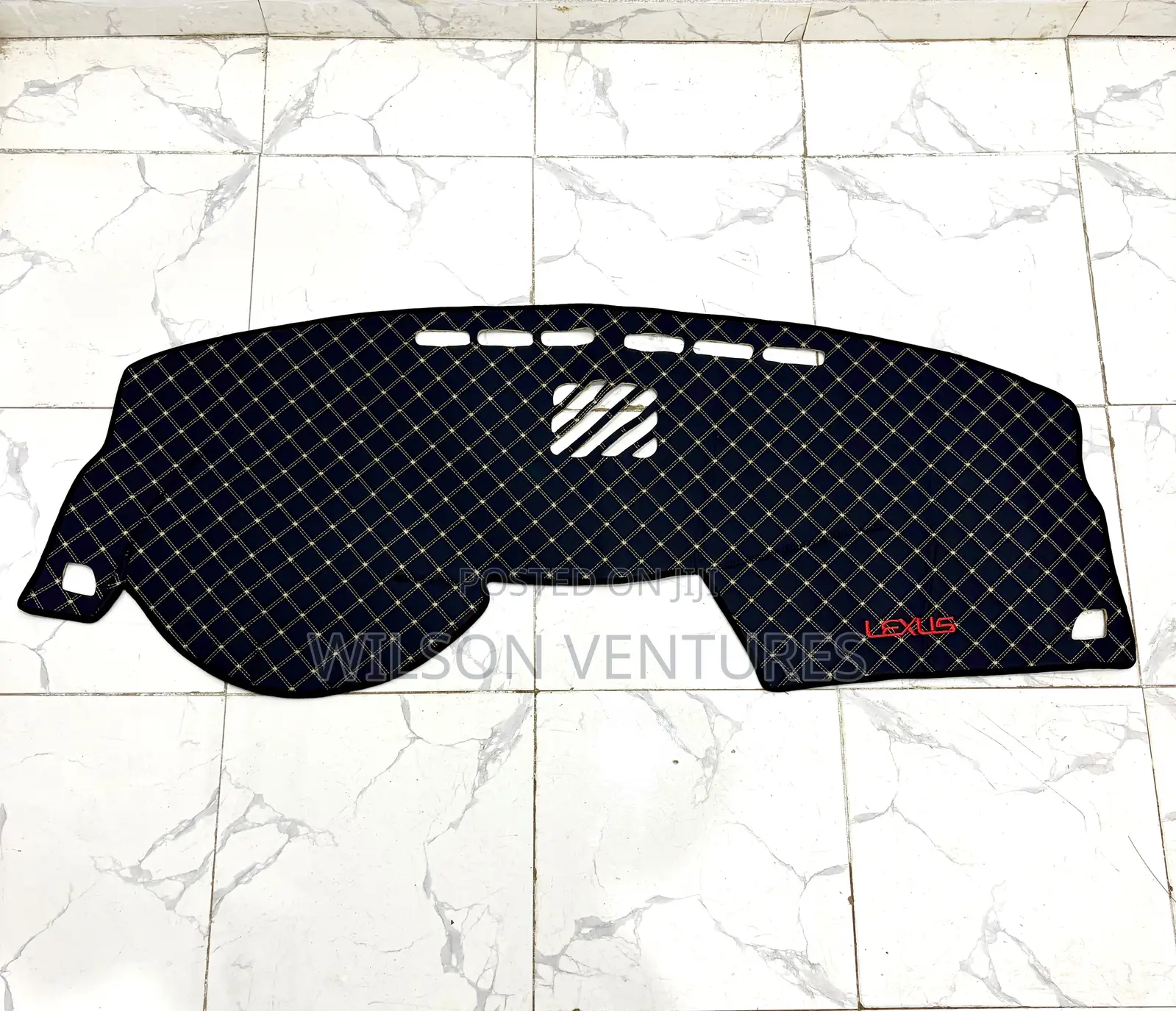 Lexus Rx350 Draft Tiles Dashboard Cover Beige Black