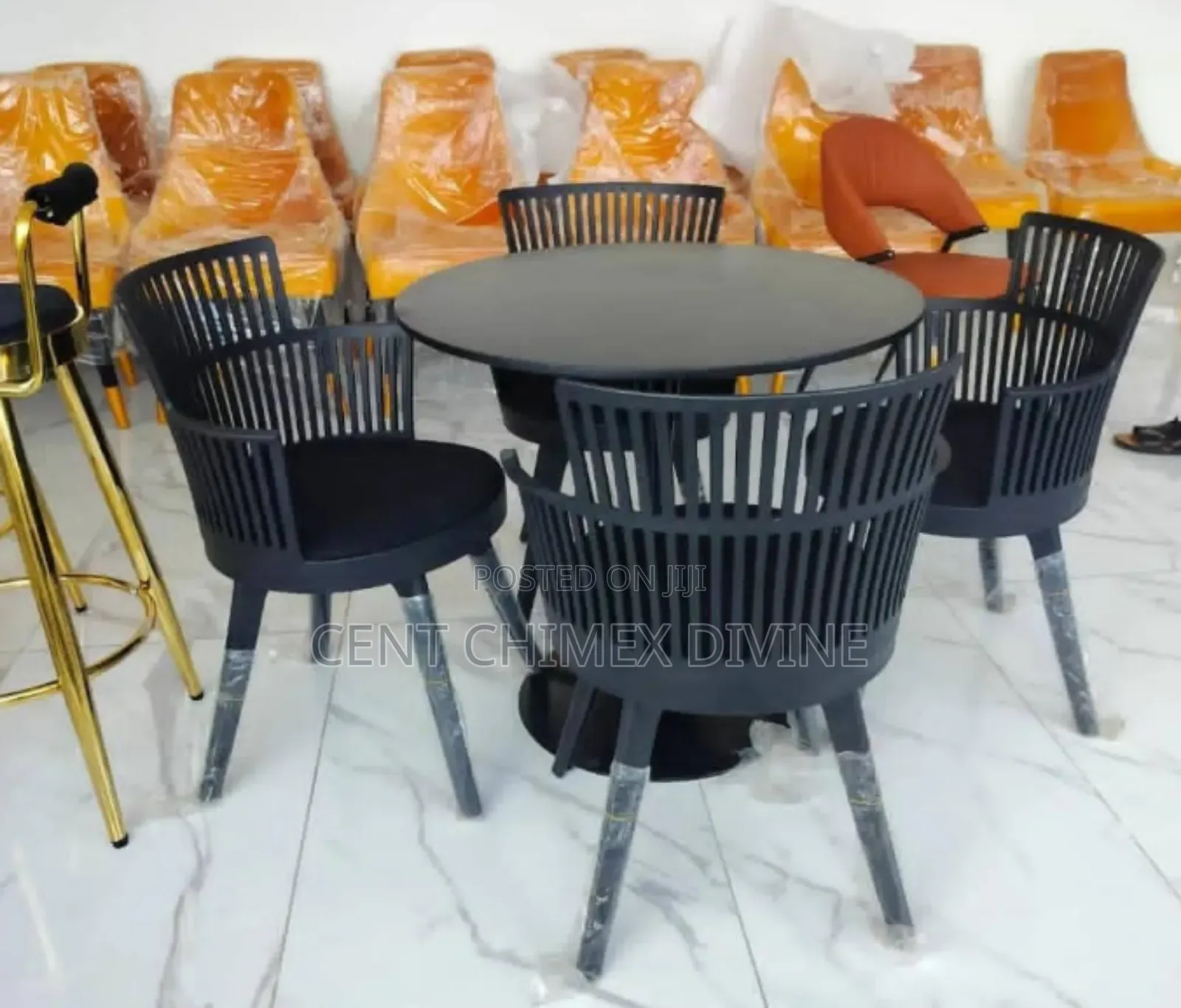 Fibre Restaurant Chairs and Table