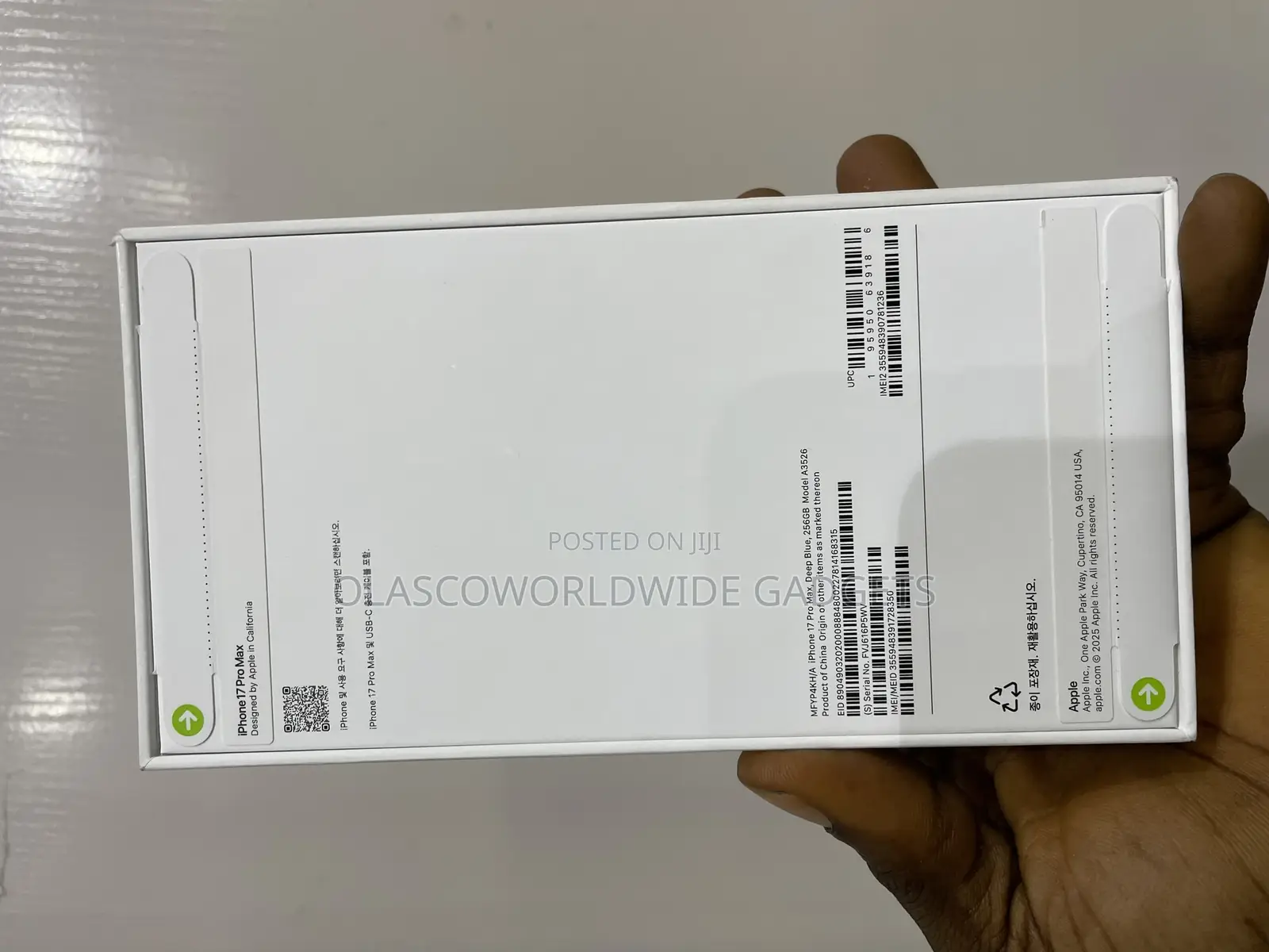 New Apple iPhone 17 Pro Max 256 GB Blue