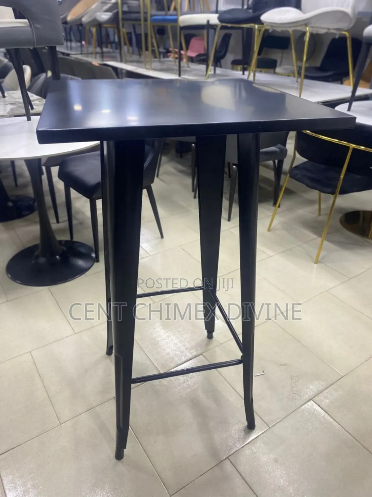 Modern Metal Bar Table