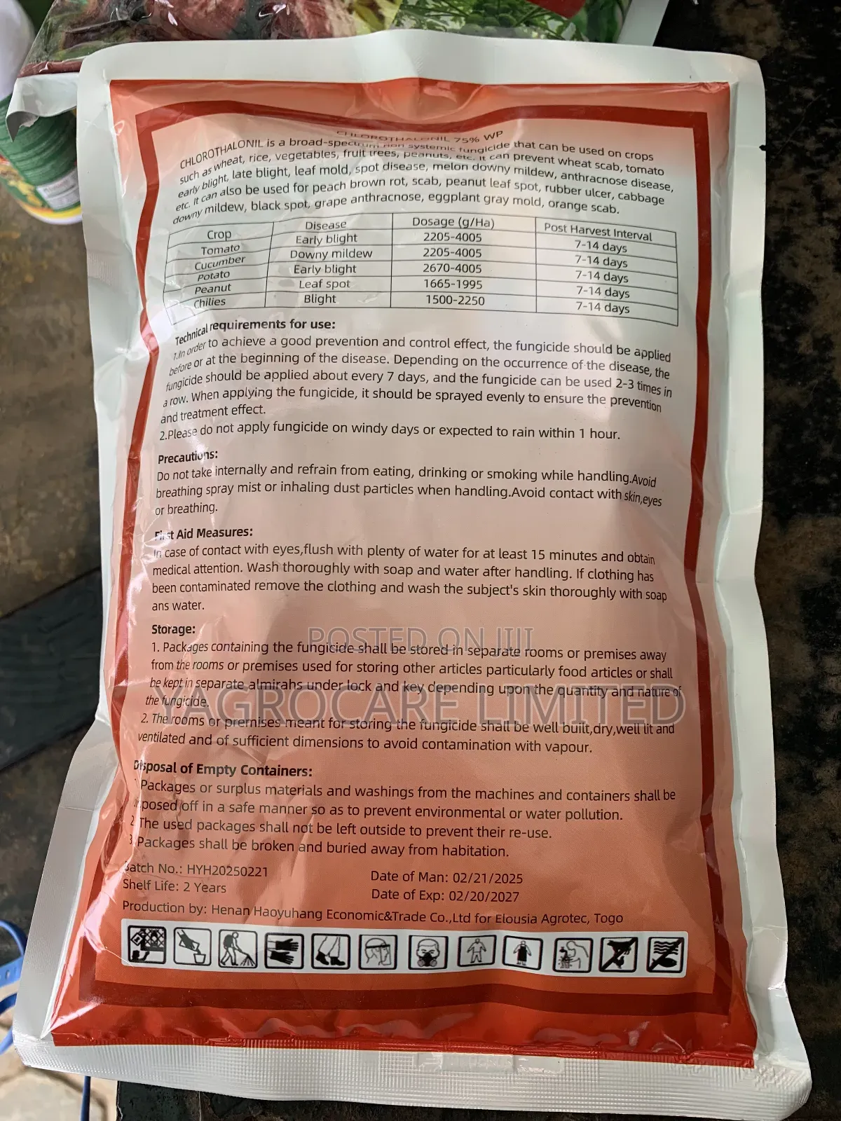 Foseta 80wp Fungicide