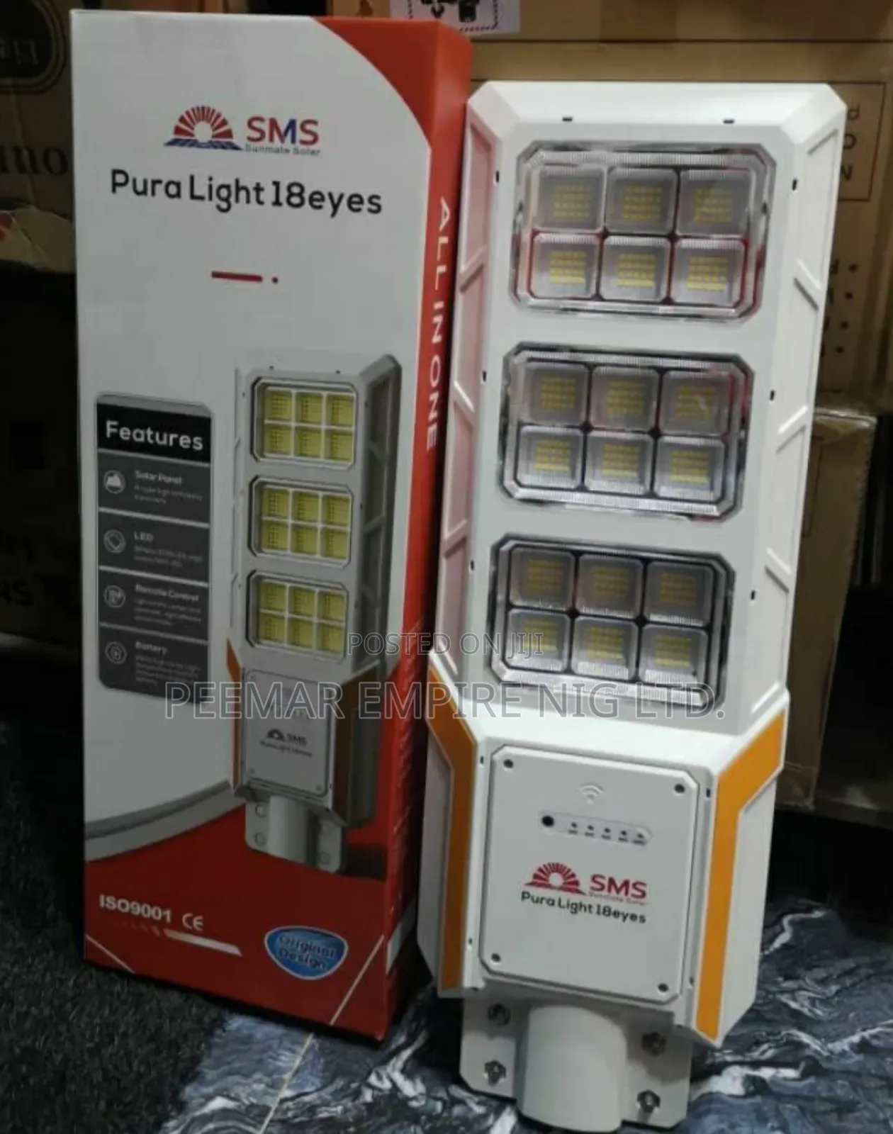 Original Solid 18 Eyes SMS Street Light With One Year Warranty
