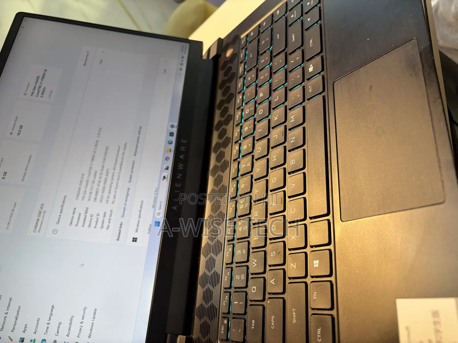 Laptop Dell Alienware M15 R6 16GB Intel Core I7 SSD 1T