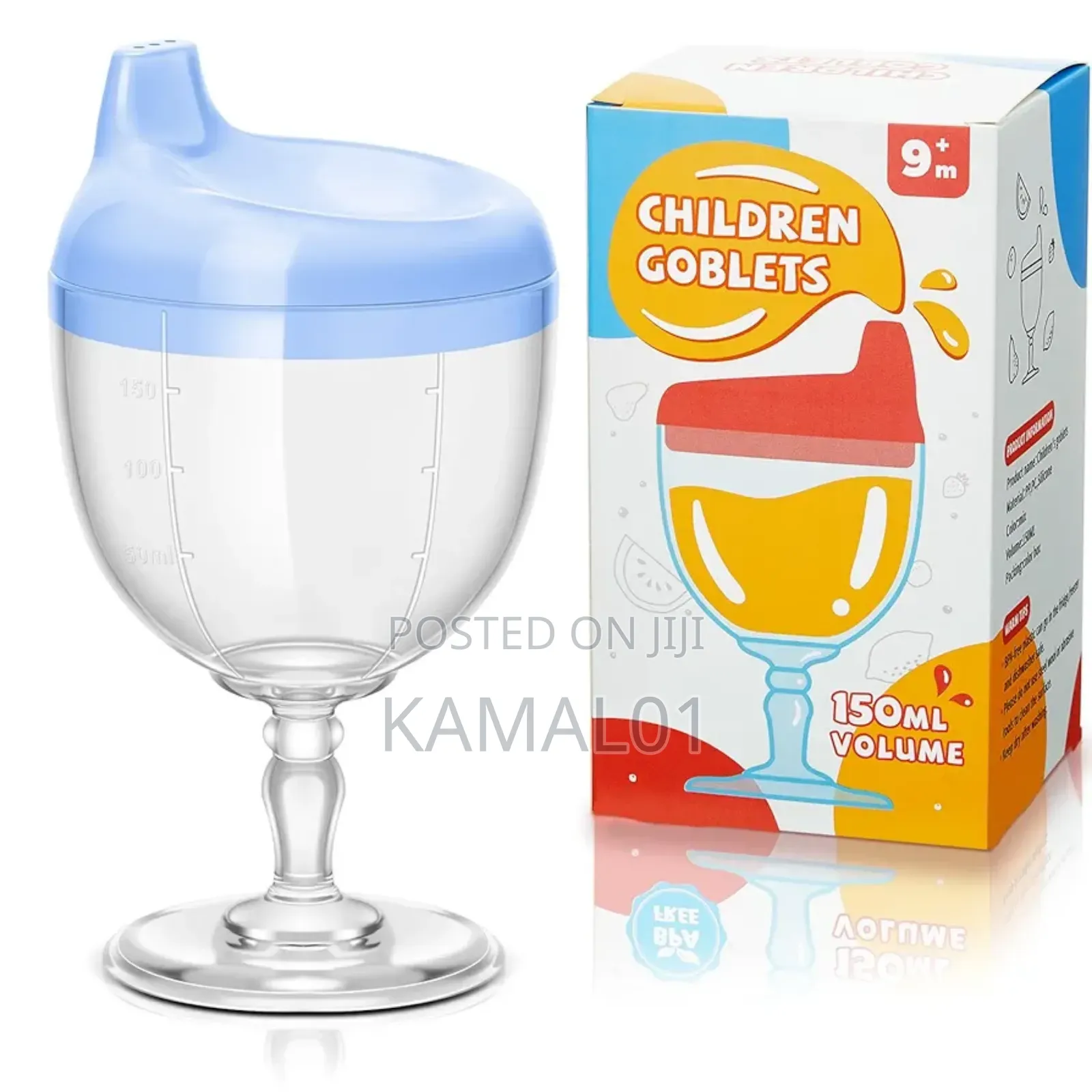 Baby Wine Sippy Cup Plastic Goblet Cup