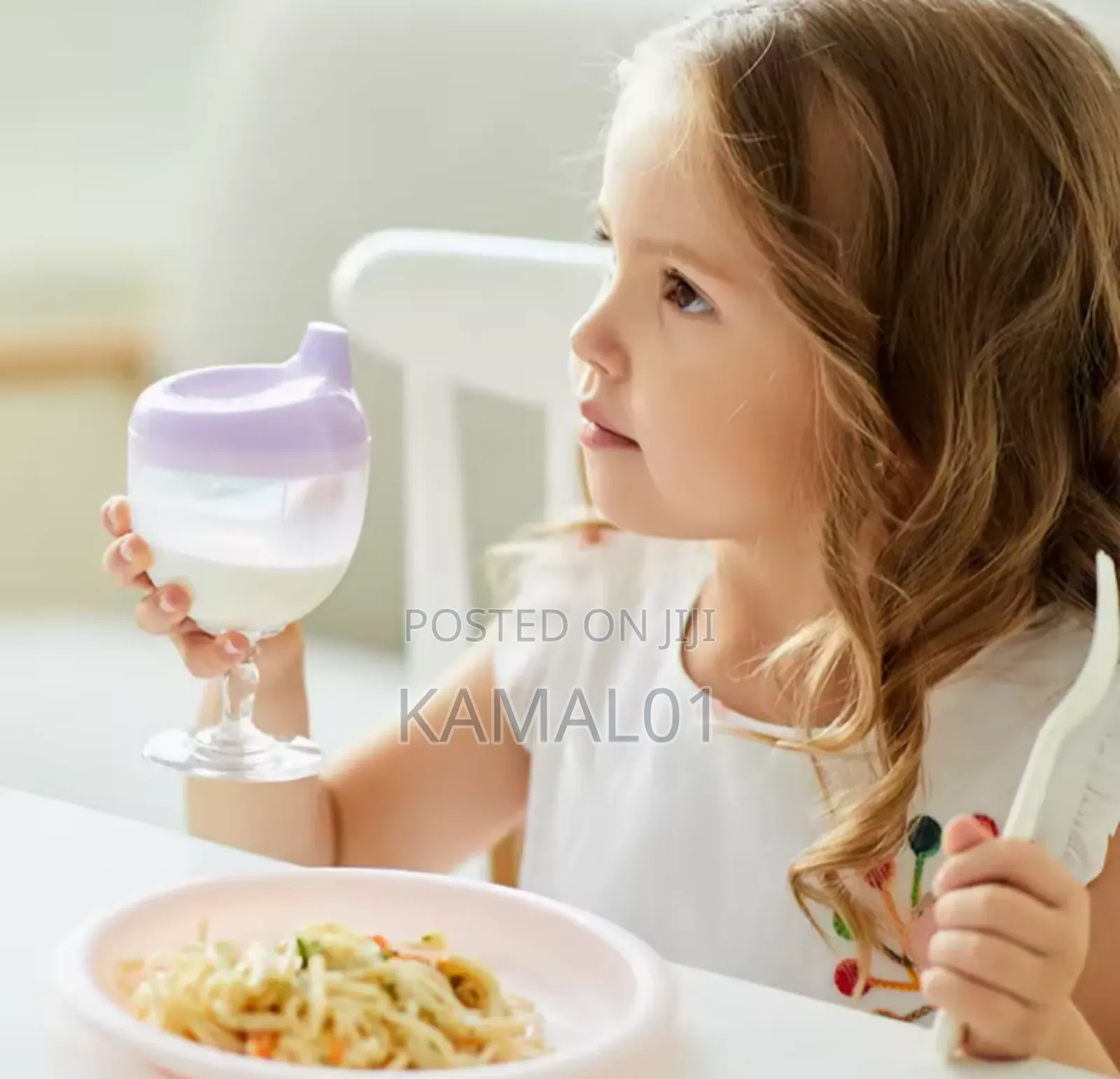 Baby Wine Sippy Cup Plastic Goblet Cup
