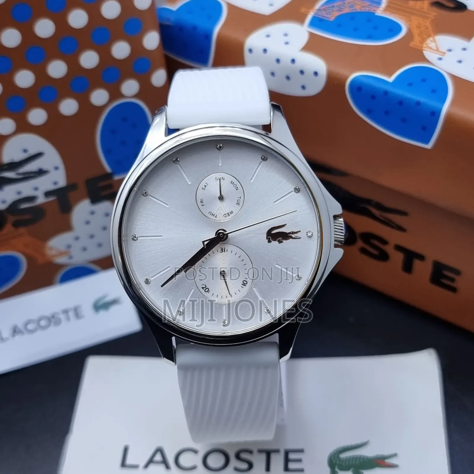 Lacoste Women's Silicone Strap Watch - Battery Powered