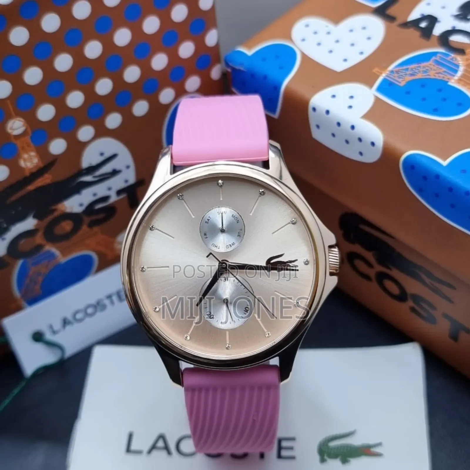 Lacoste Women's Silicone Strap Watch - Battery Powered