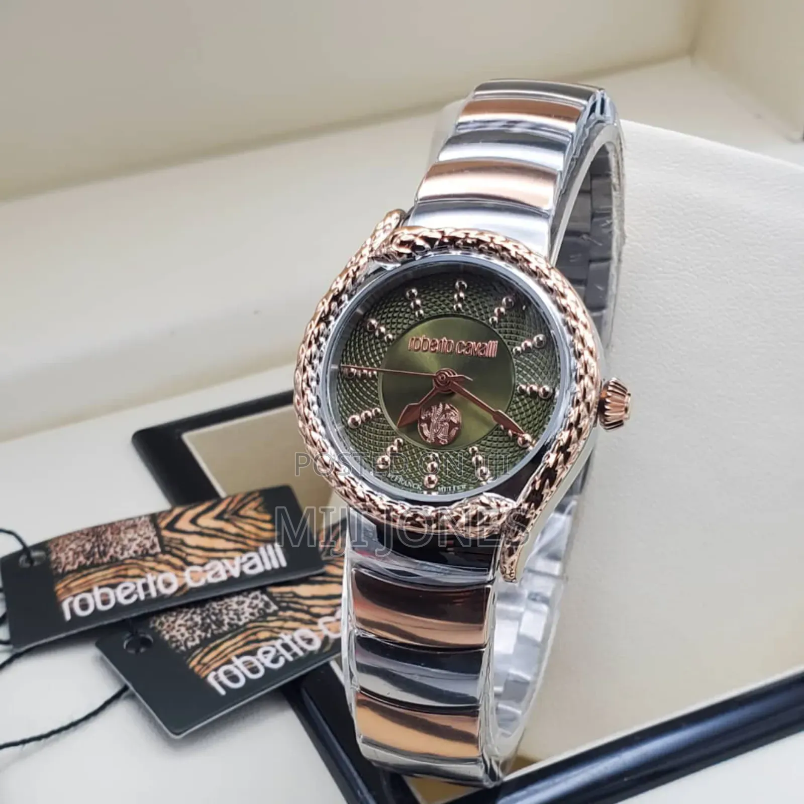 Chain Strap Justcavalli Women's Watch - Luxury Quartz*