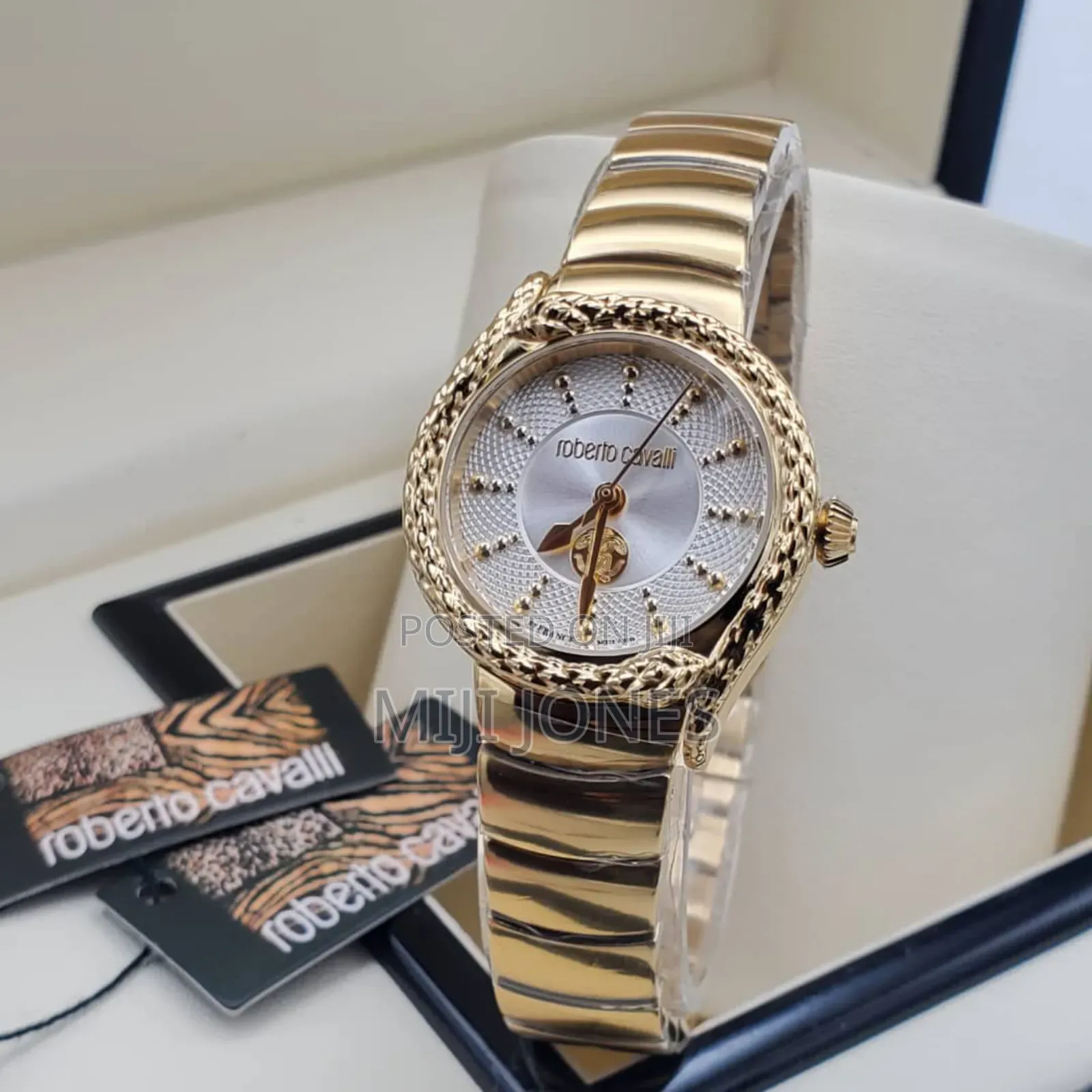 Chain Strap Justcavalli Women's Watch - Luxury Quartz*