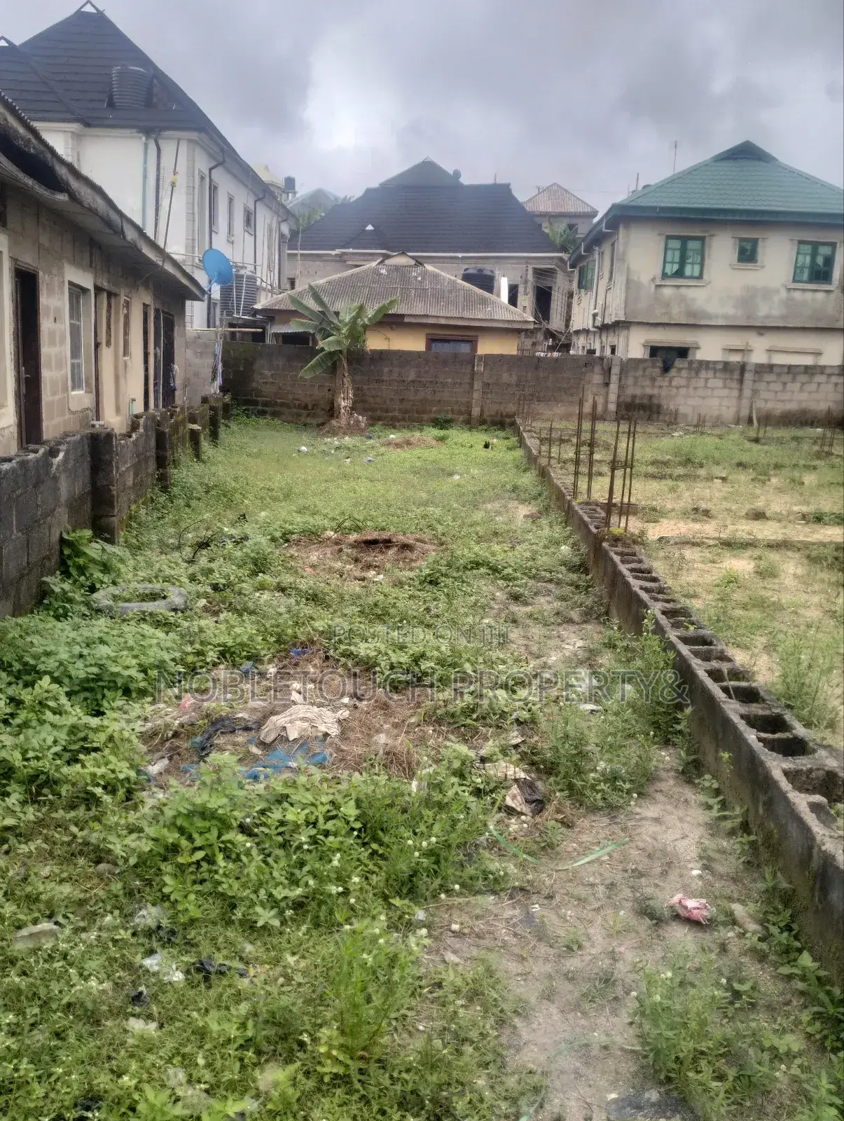 Dry Table Land Fence Round in Royal Estate Isheri Olofin Lagos