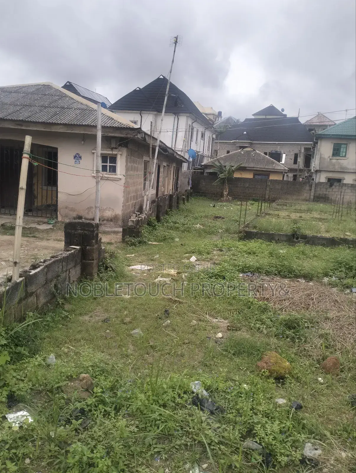 Dry Table Land Fence Round in Royal Estate Isheri Olofin Lagos