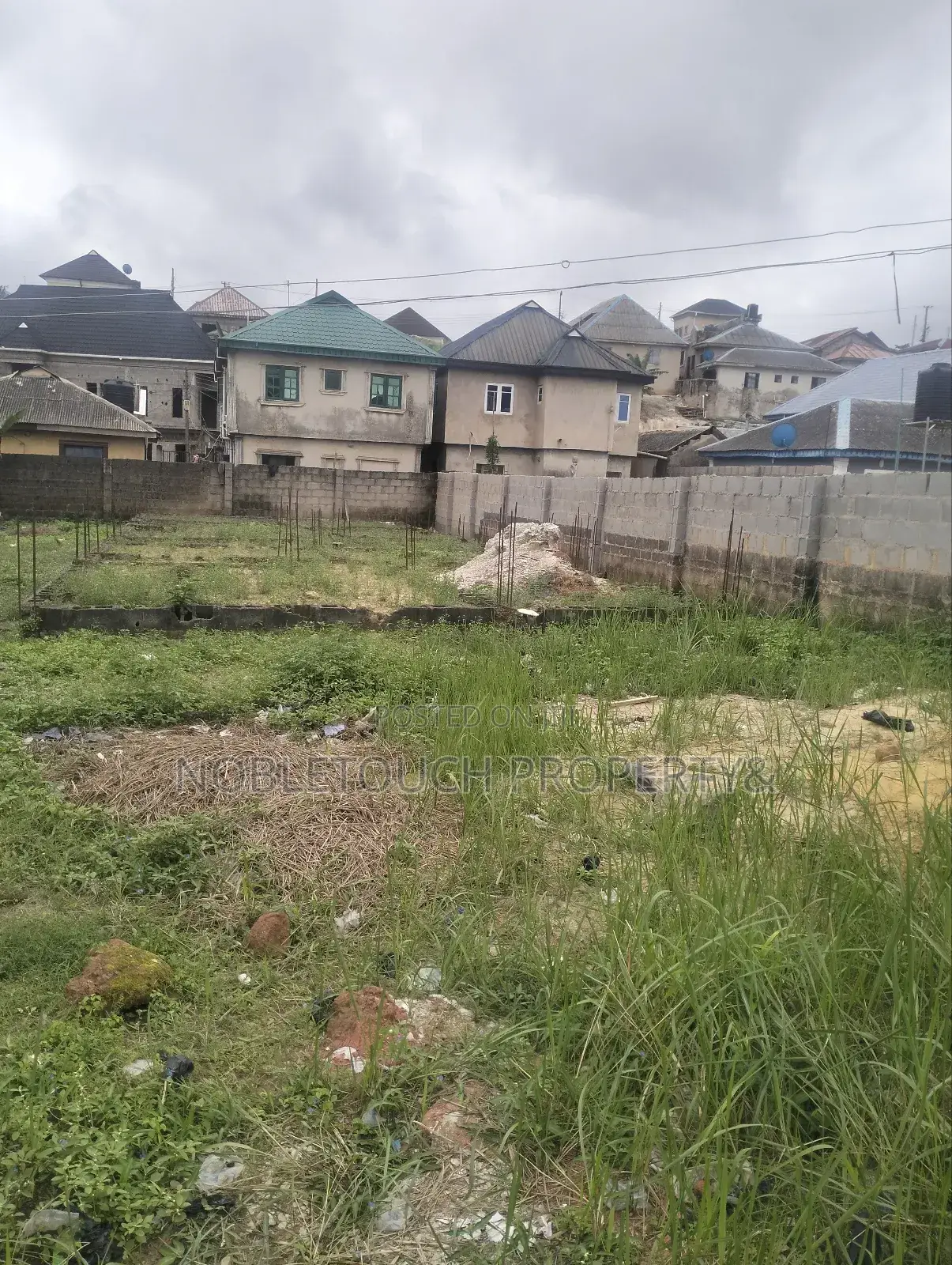 Dry Table Land Fence Round in Royal Estate Isheri Olofin Lagos