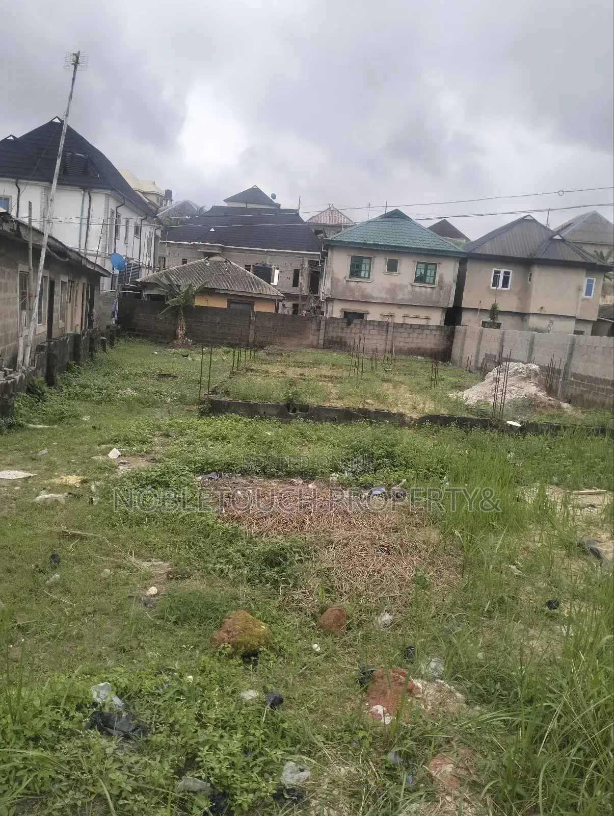 Dry Table Land Fence Round in Royal Estate Isheri Olofin Lagos
