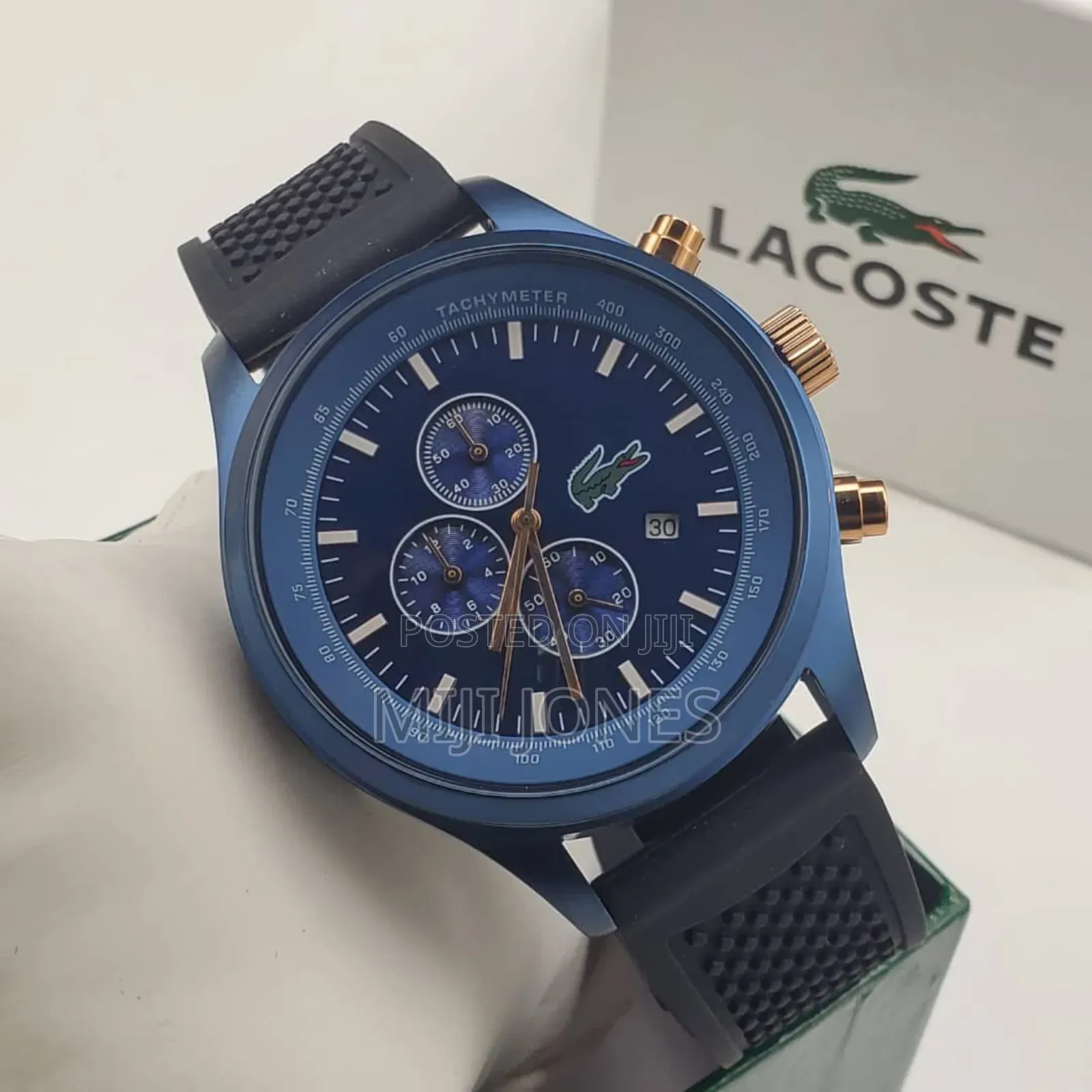 Lacoste Men's Silicone Strap Chronograph Watch - Battery Powered*