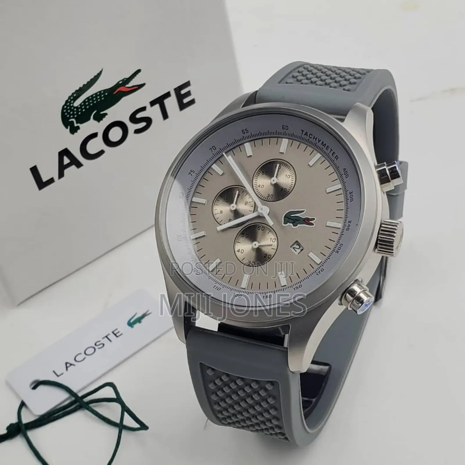 Lacoste Men's Silicone Strap Chronograph Watch - Battery Powered*